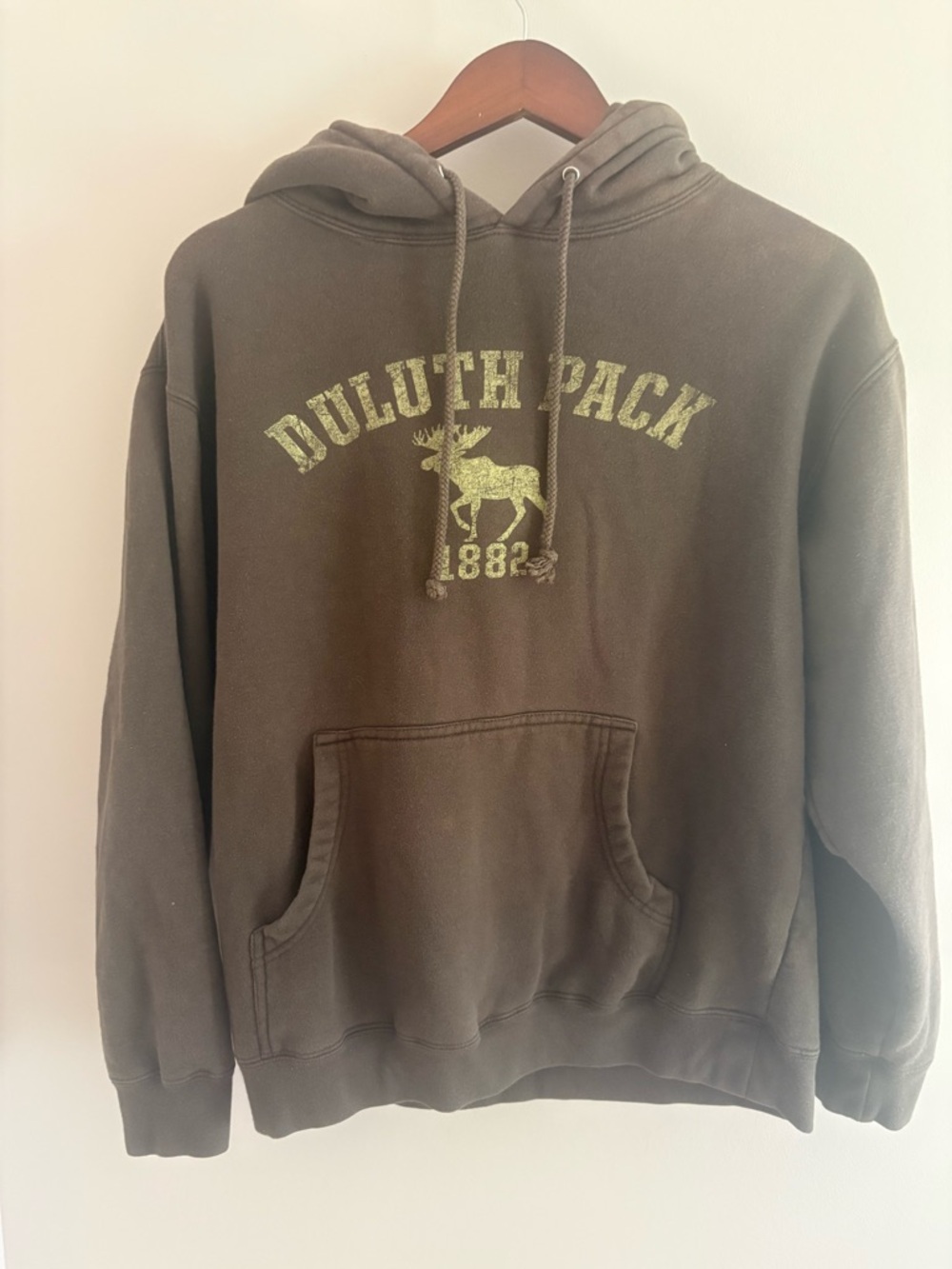 Men's Brown Logo Hoodie